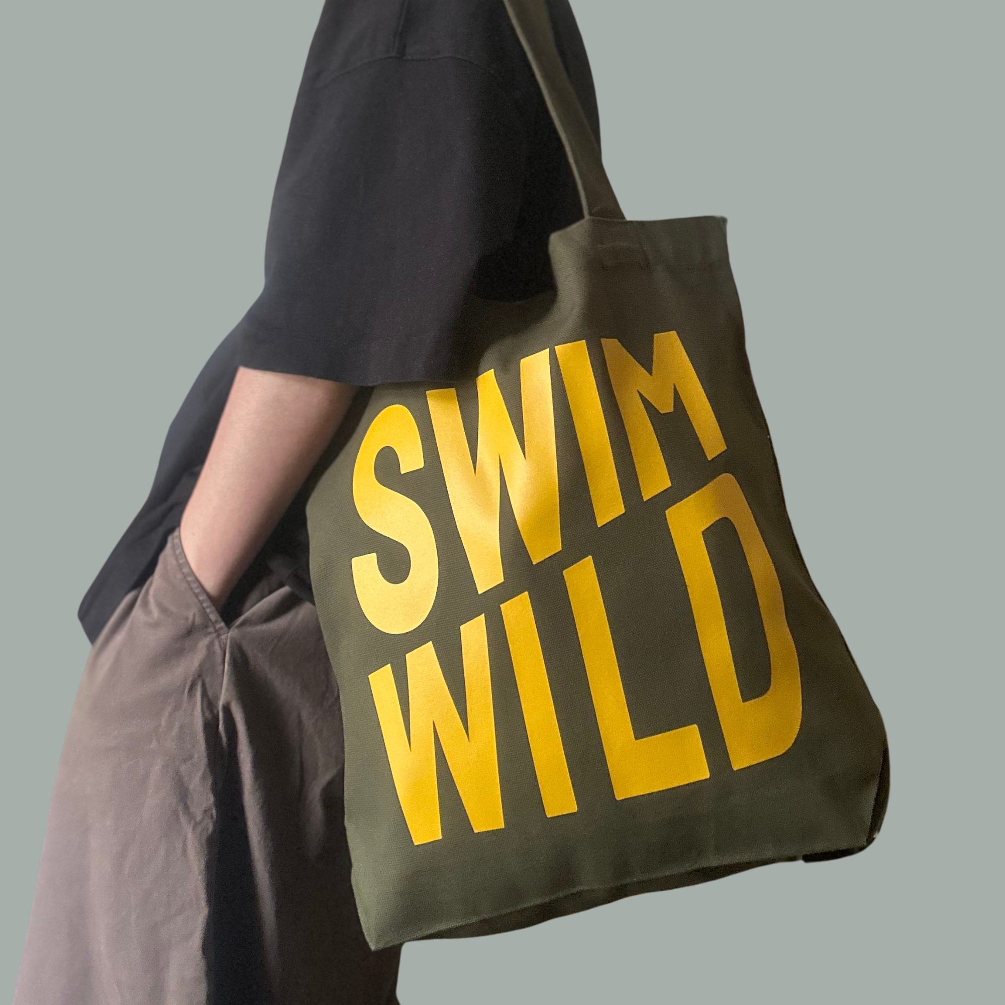 Olive Swim Wild Tote
