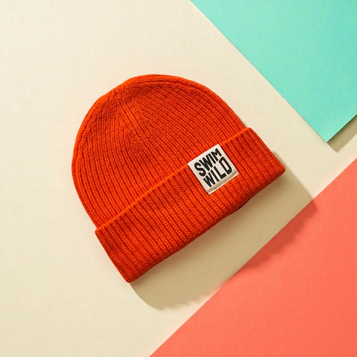 Orange Chunky Knitted hat