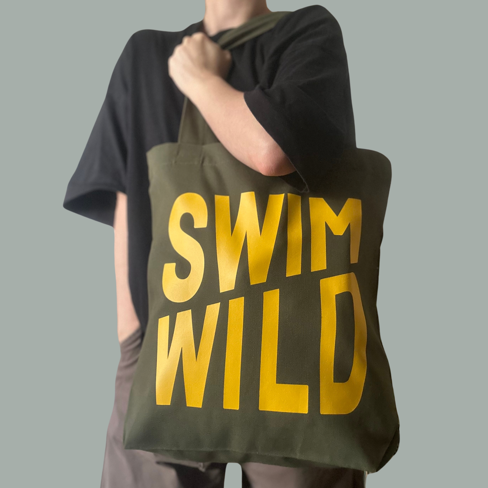 Olive Swim Wild Tote