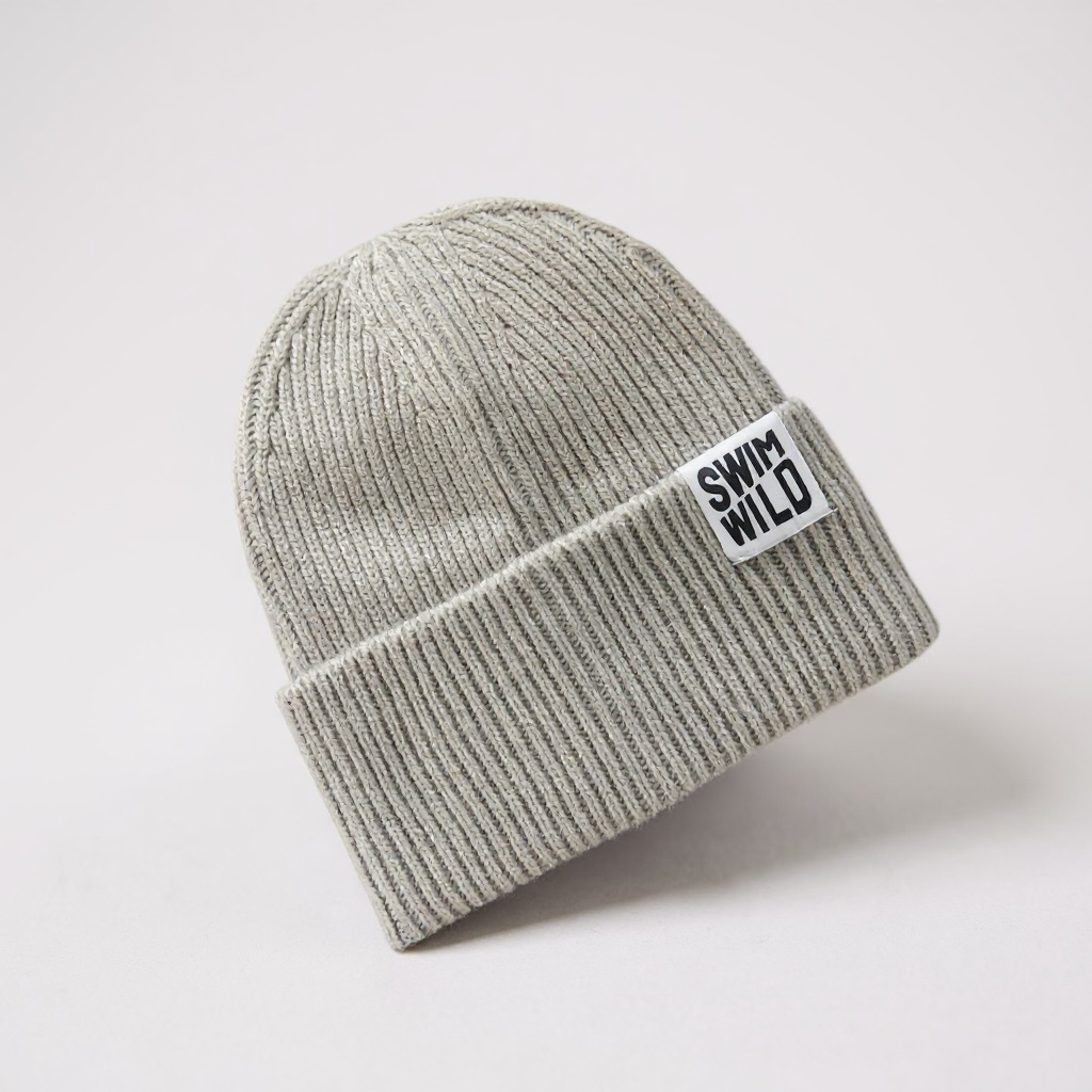 Oat chunky Knit Beanie