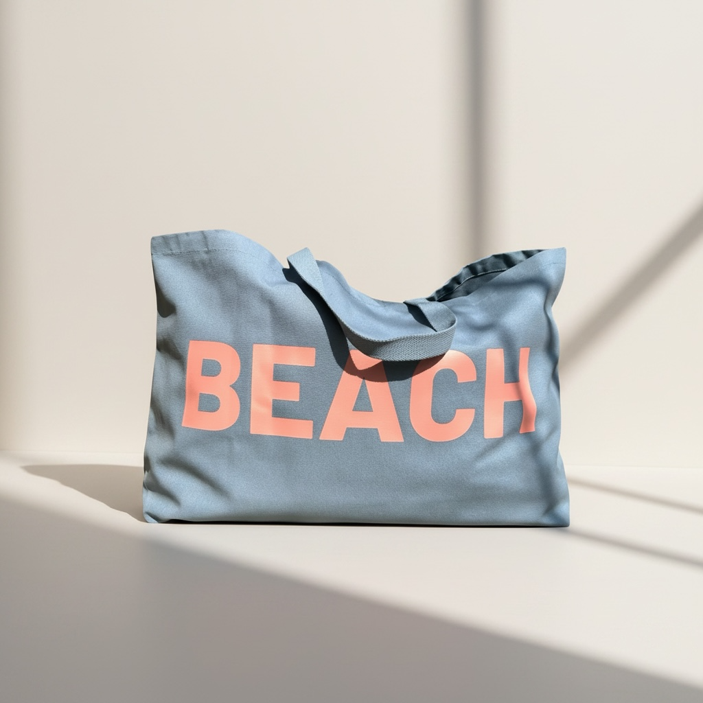 Jumbo BEACH Bag Sky/Peach