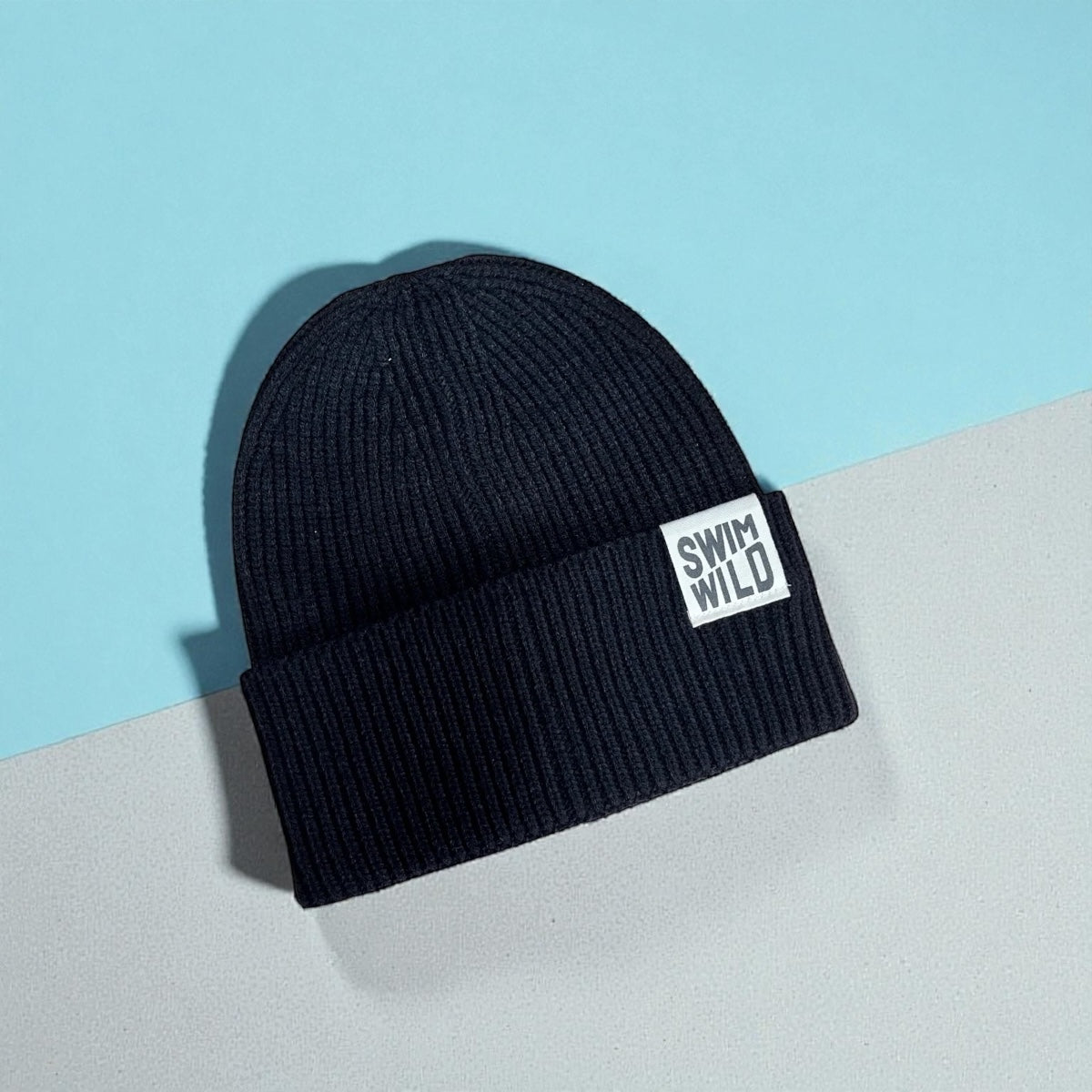 Black Chunky knit Beanie