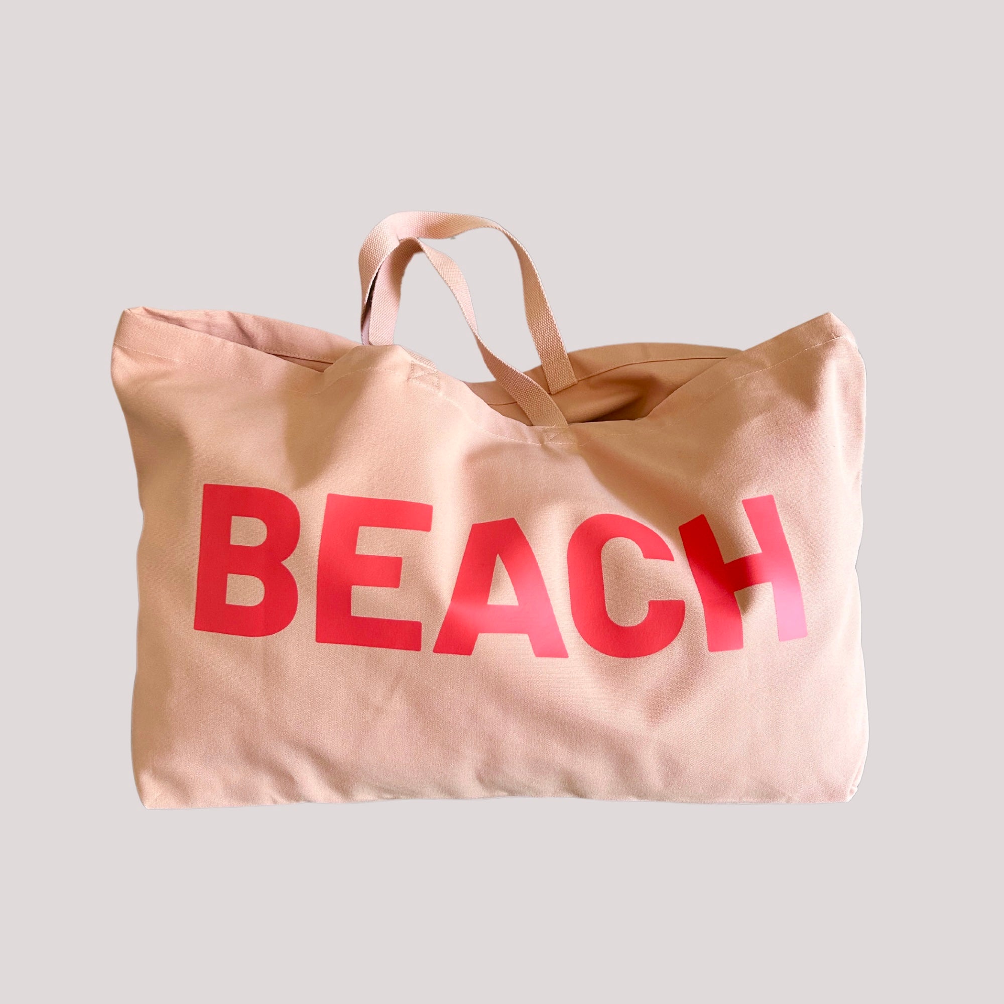 Jumbo BEACH Bag Peach/Coral