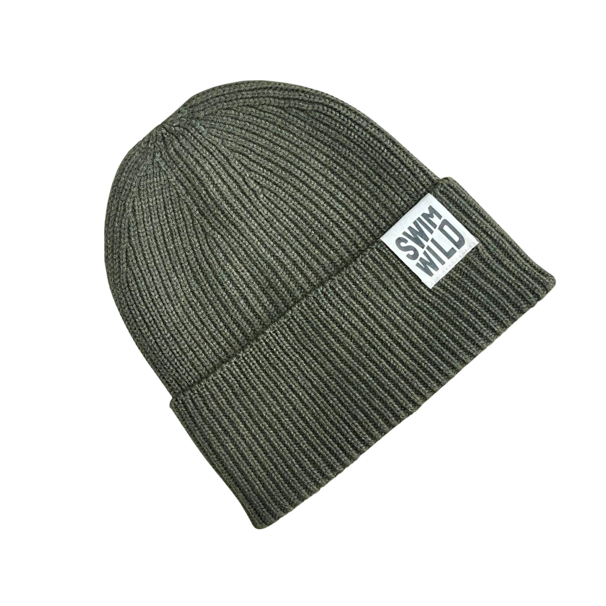 Khaki chunky knit Beanie