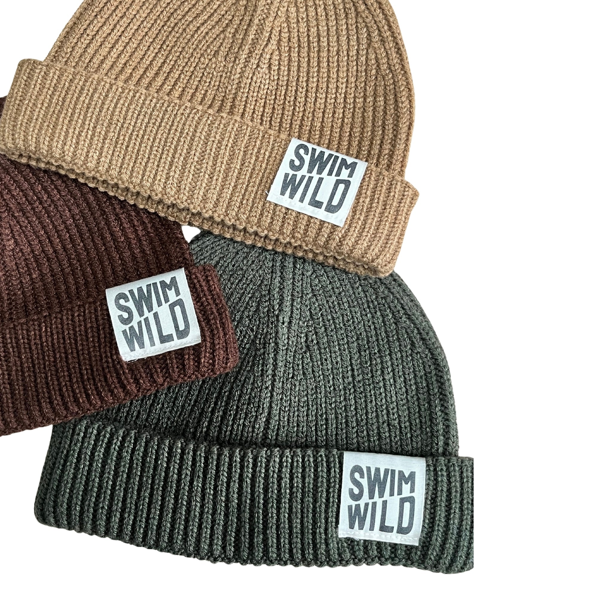 Walnut fisherman Chunky Knit hat
