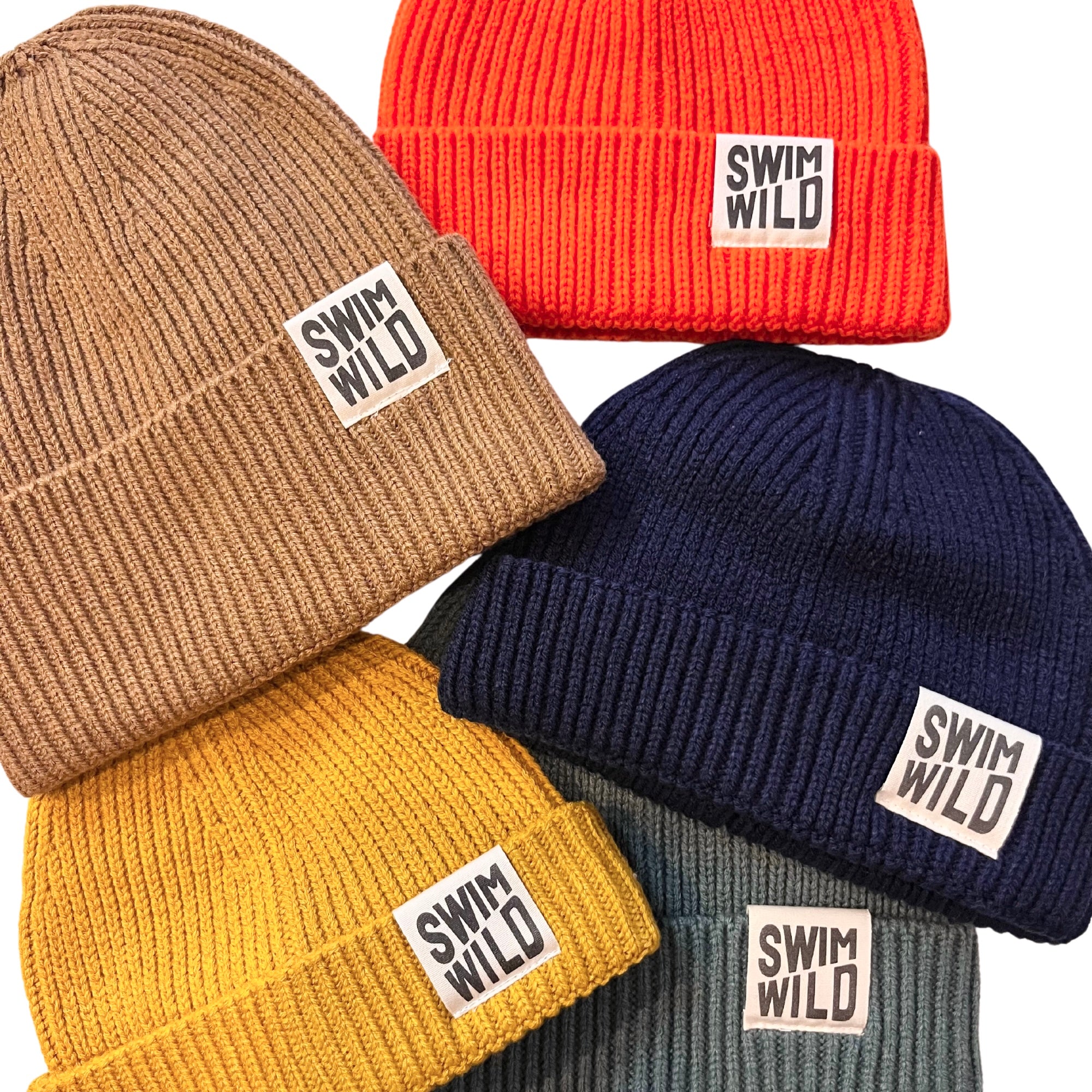 Mustard Fisherman Chunky Knit hat