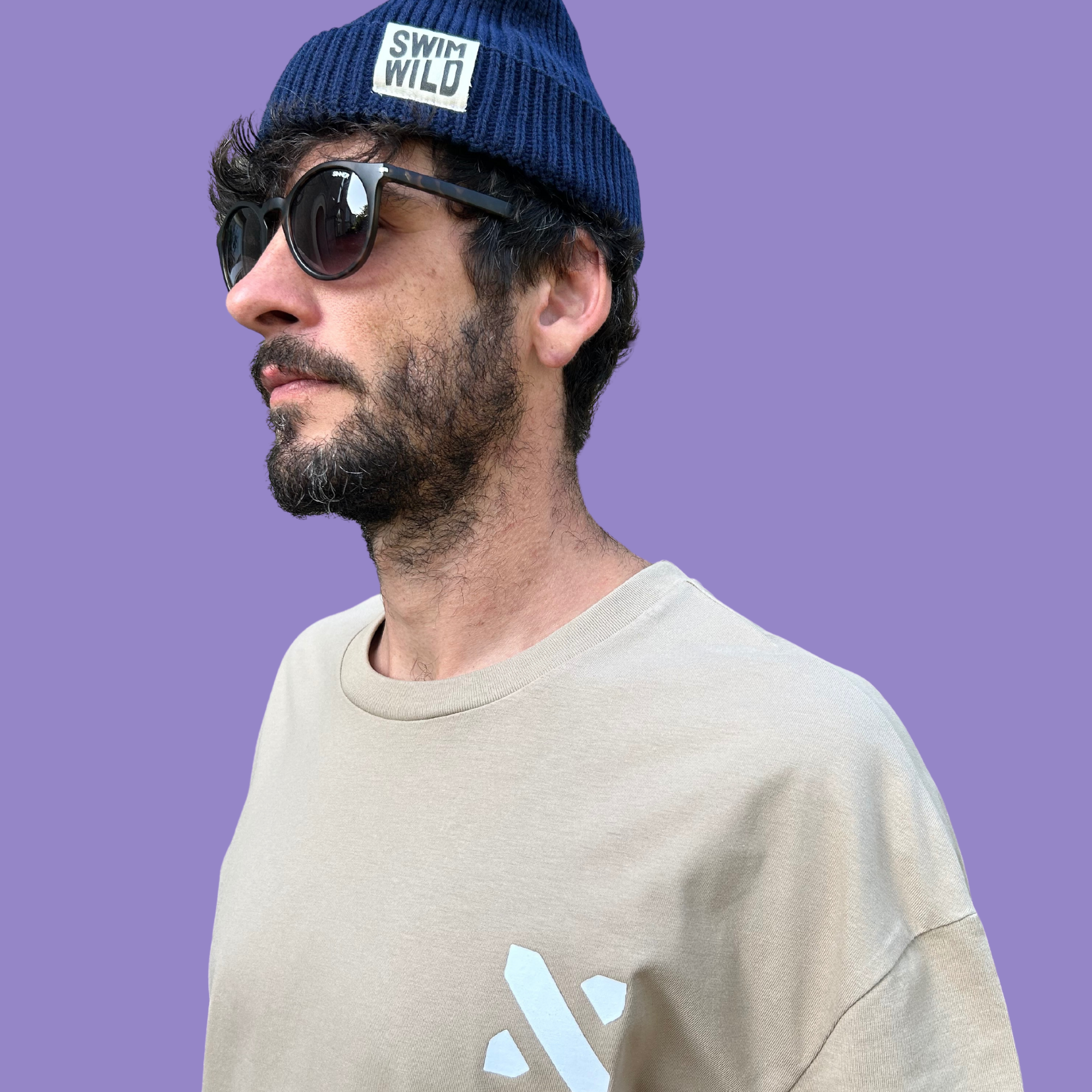 Swim Wild T-Shirt / Sand