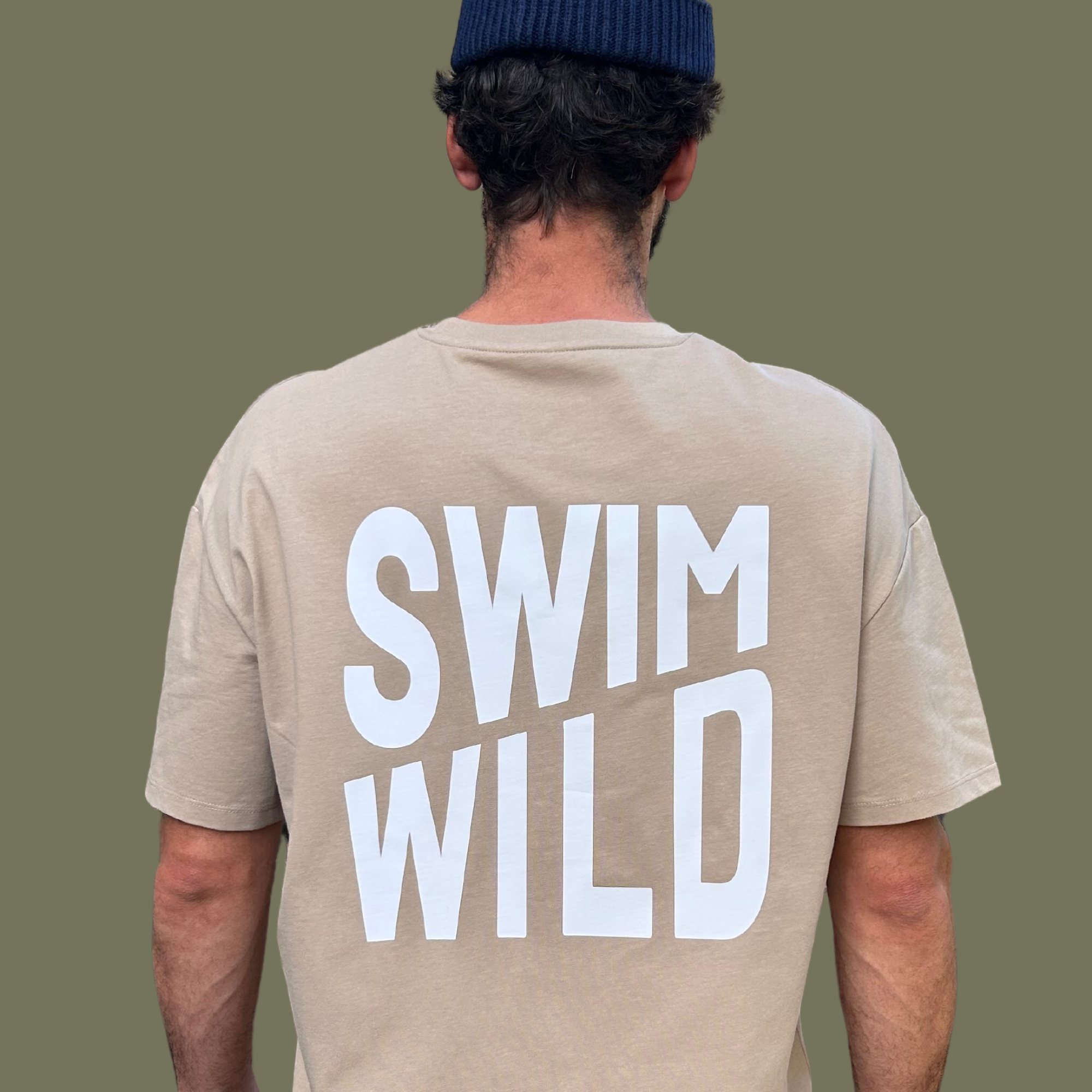 Swim Wild T-Shirt / Sand