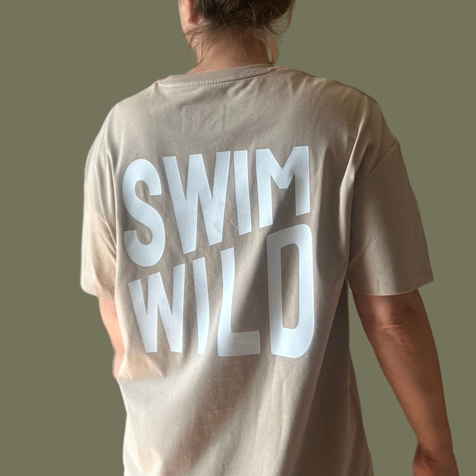 Swim Wild T-Shirt / Sand