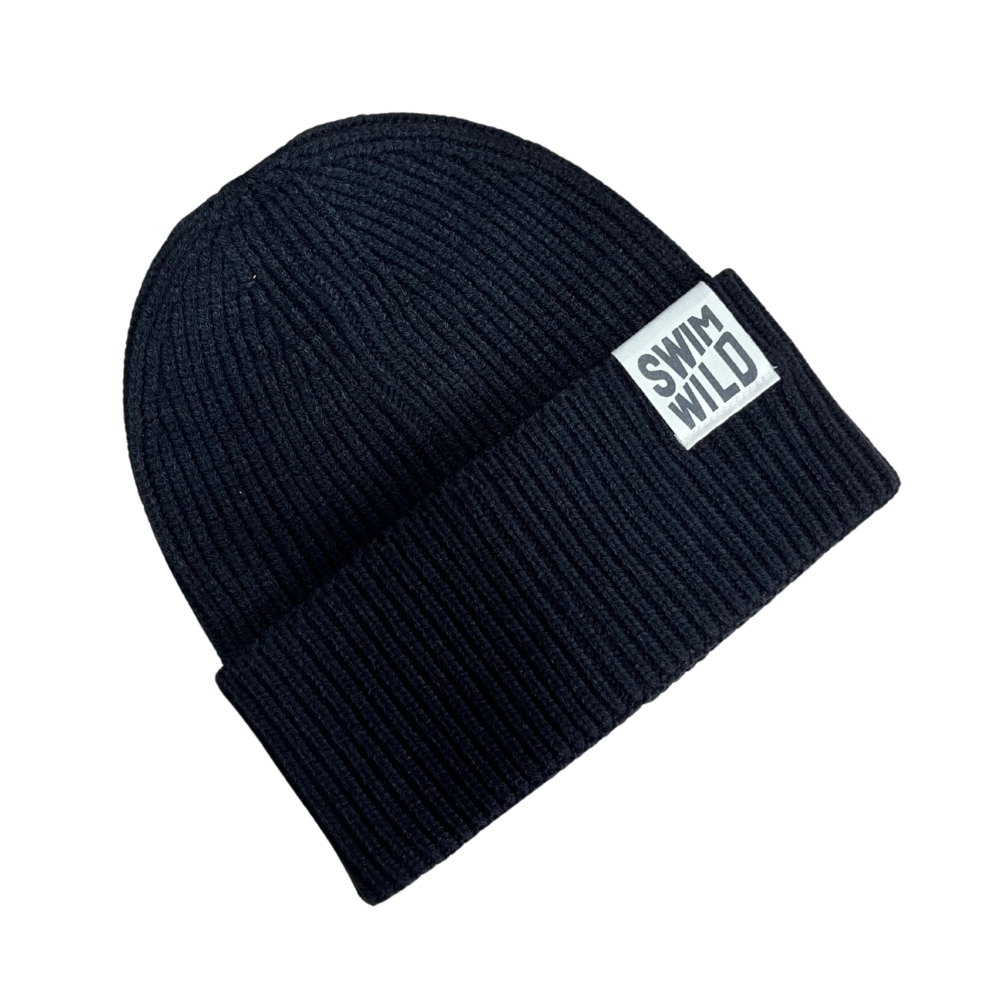 Black Chunky knit Beanie