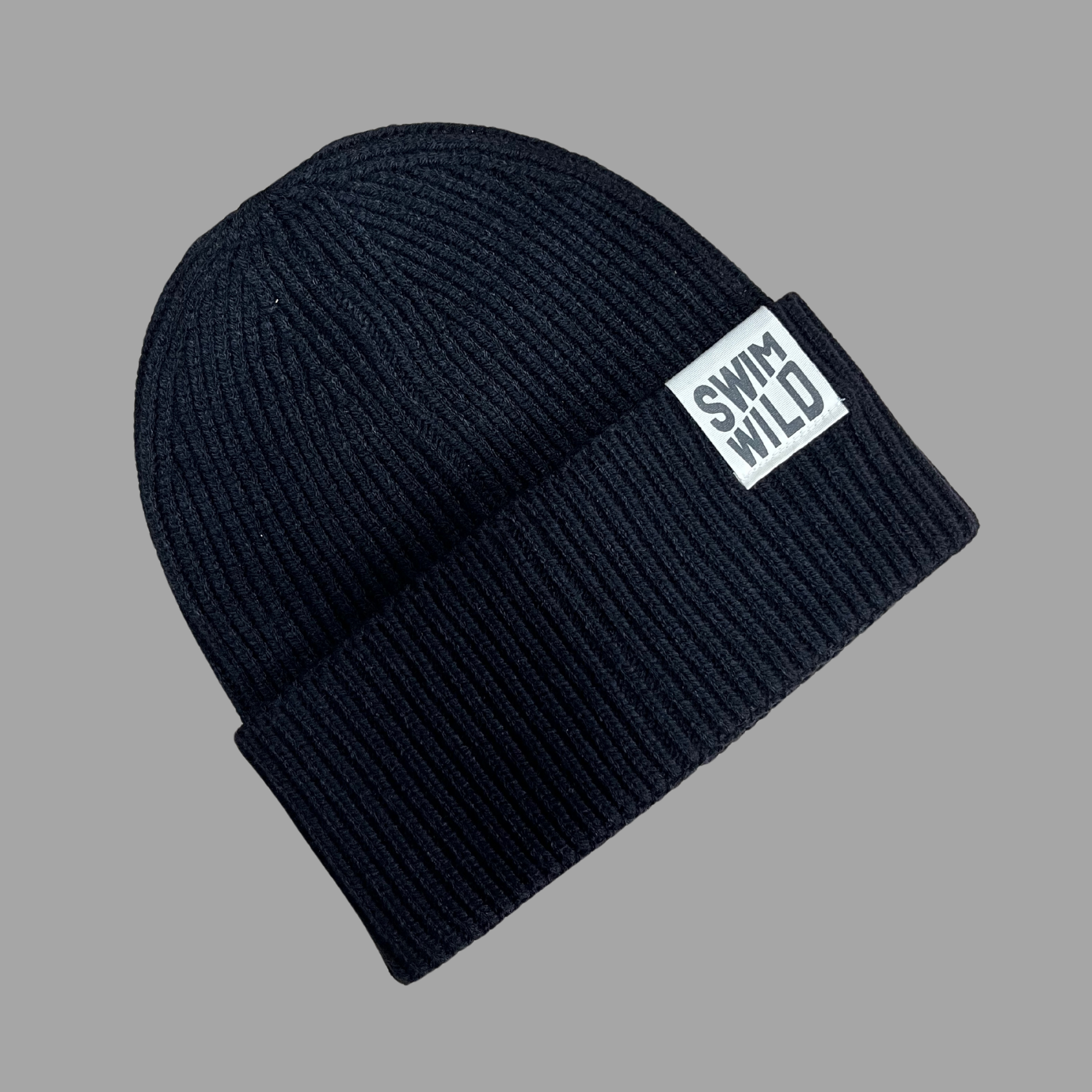 Black Chunky knit Beanie