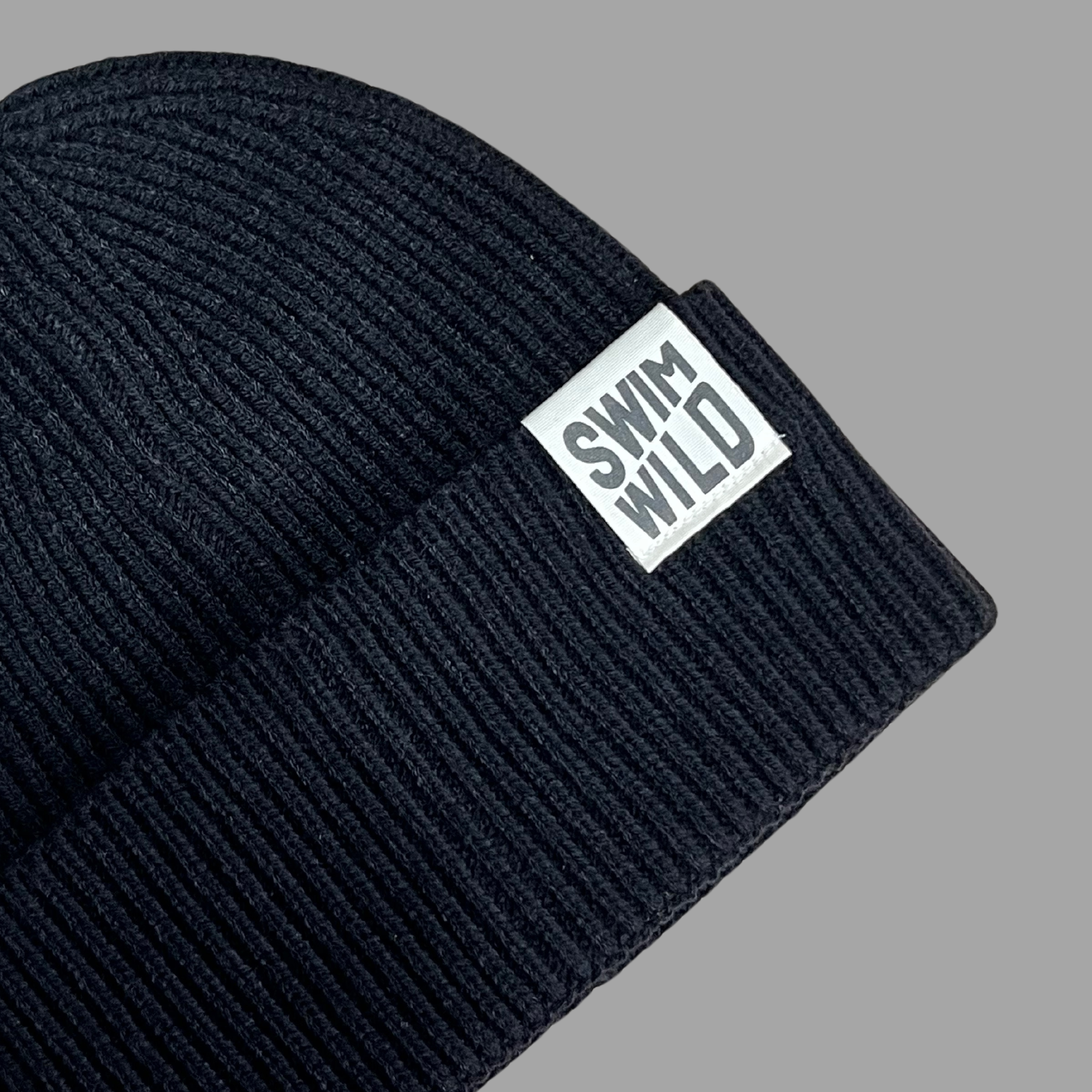 Black Chunky knit Beanie