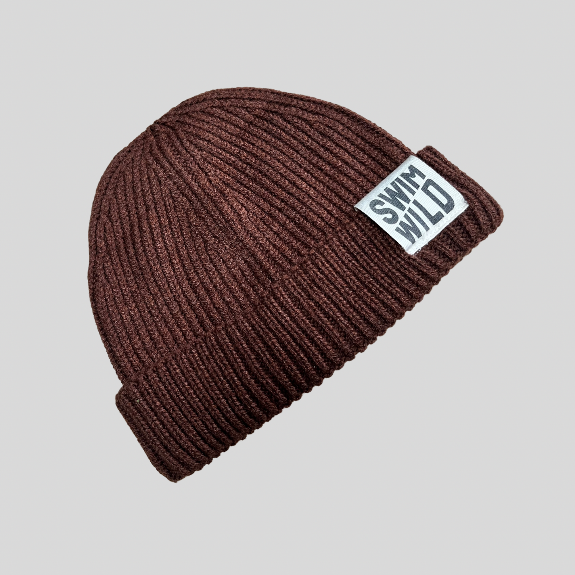 Walnut fisherman Chunky Knit hat