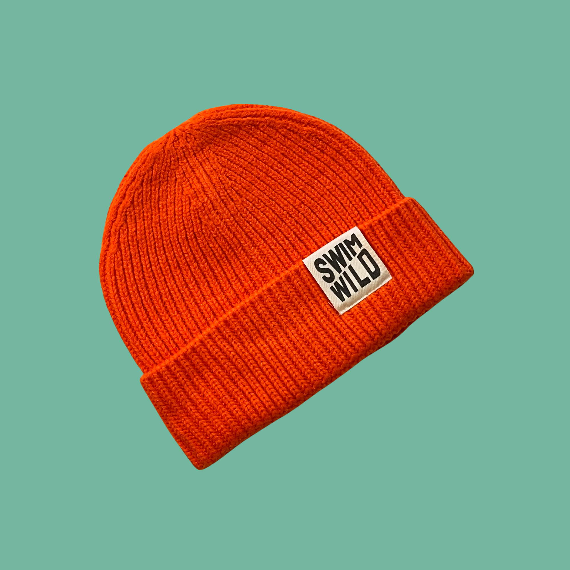Orange Chunky Knitted hat