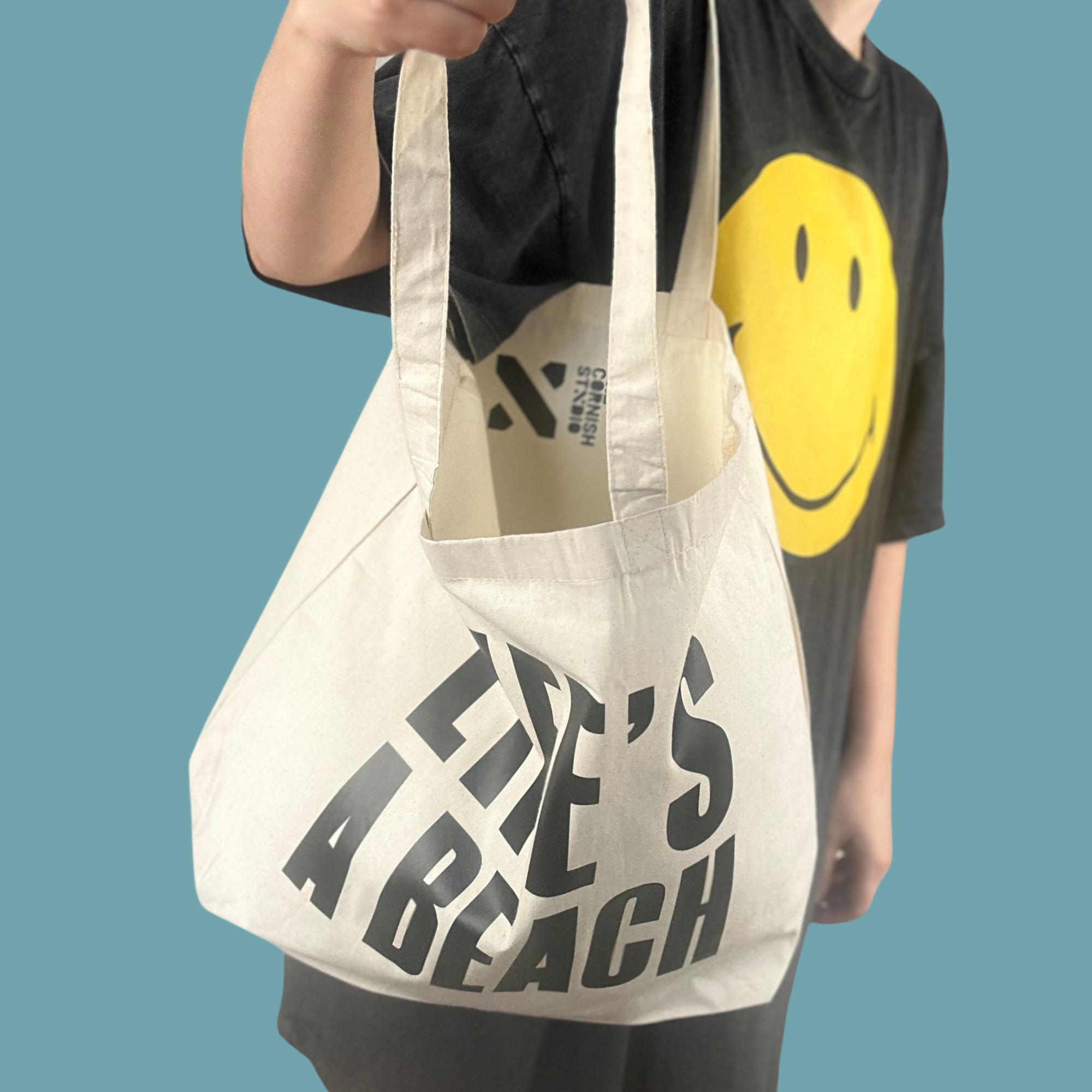Life’s a beach tote - Natural / Black