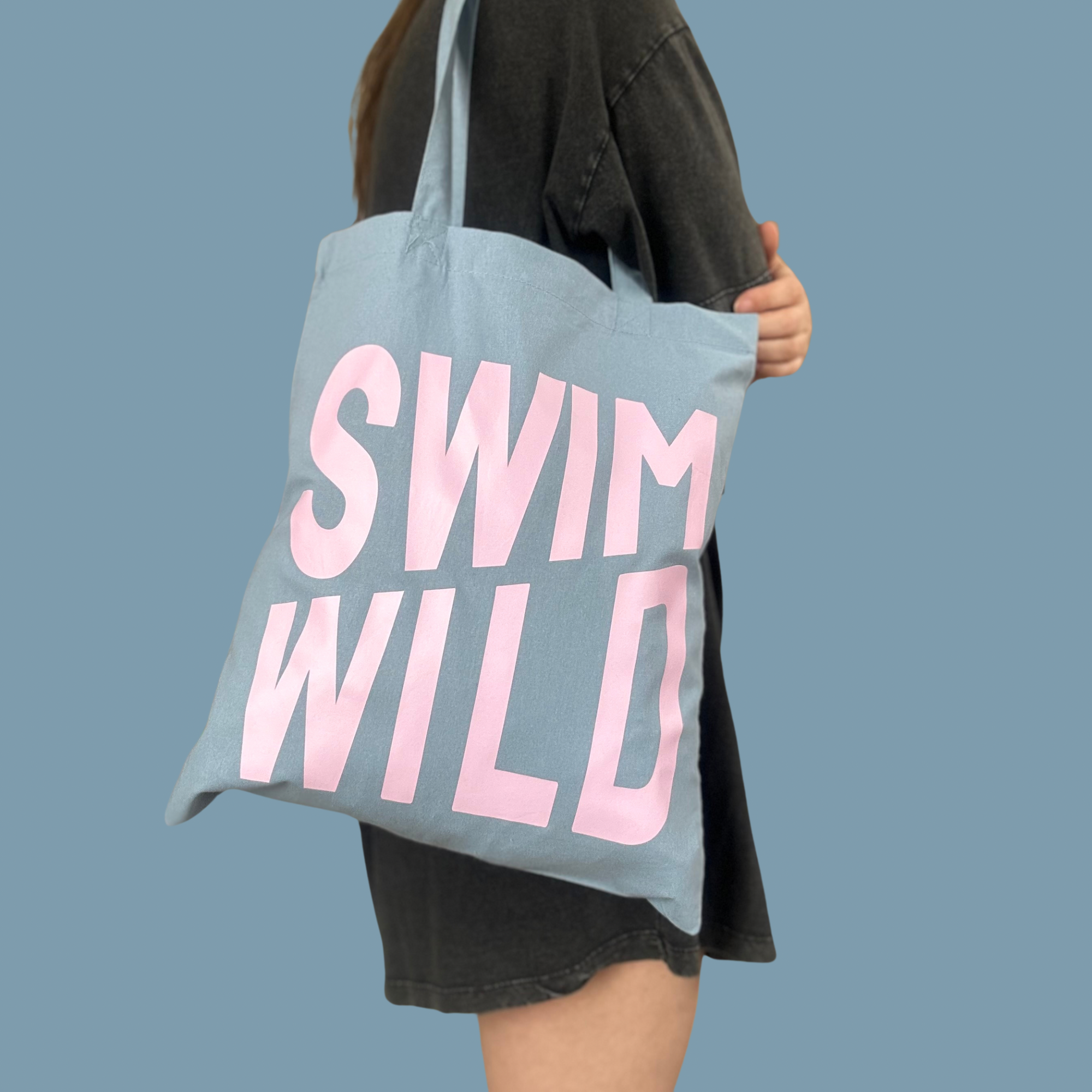 Sky Blue Wild Swim Tote