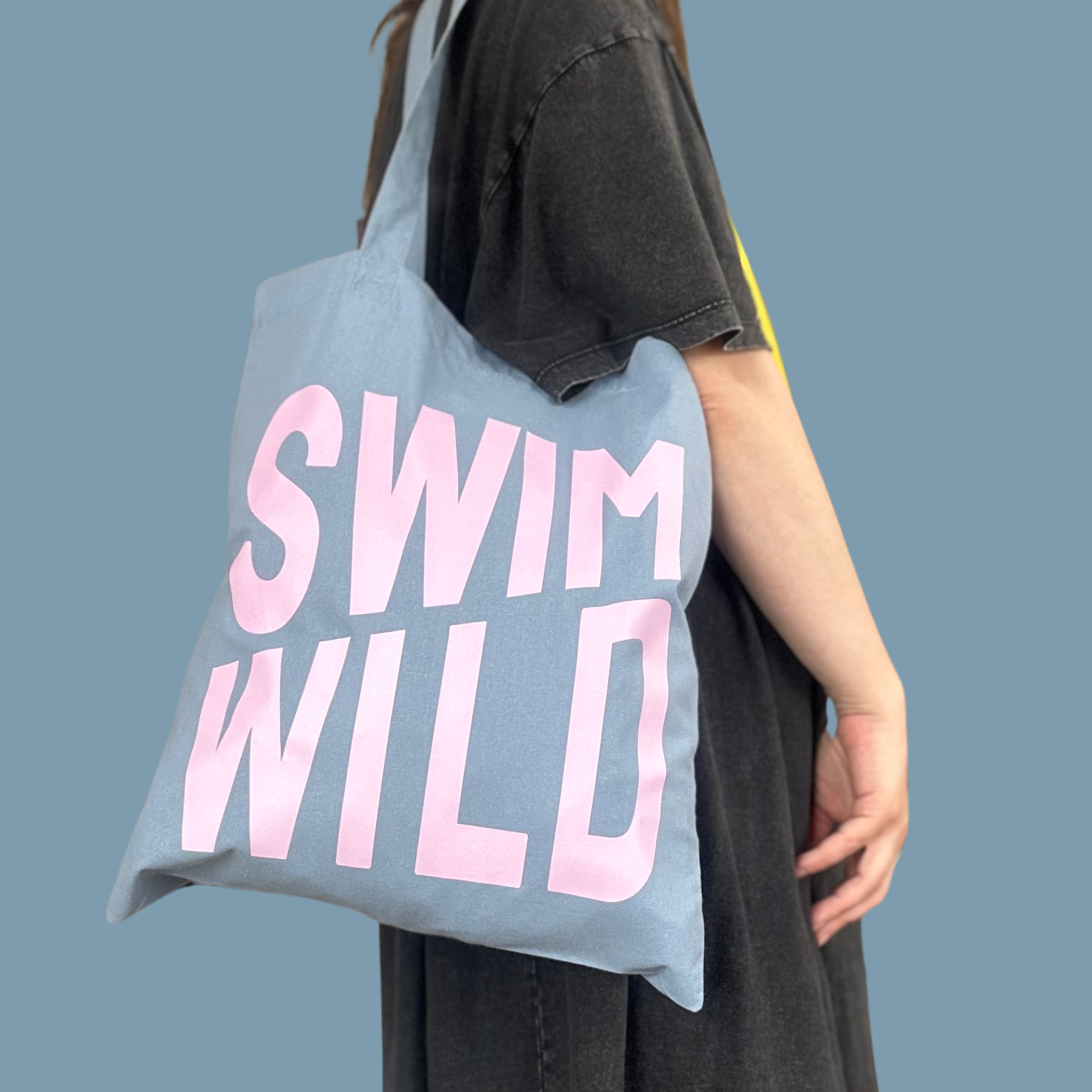 Sky Blue Wild Swim Tote