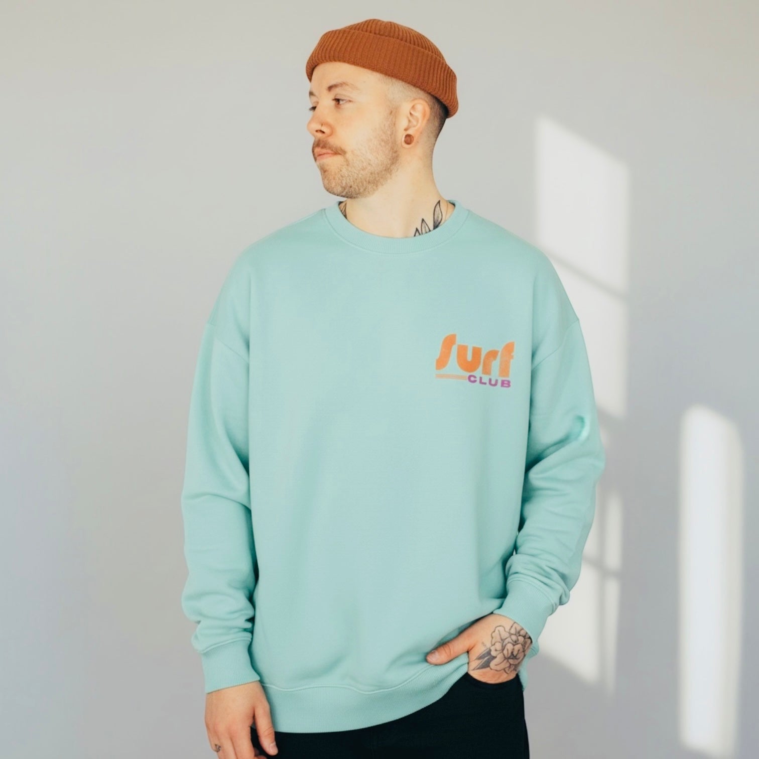 Retro Surf Club Crew / Mint