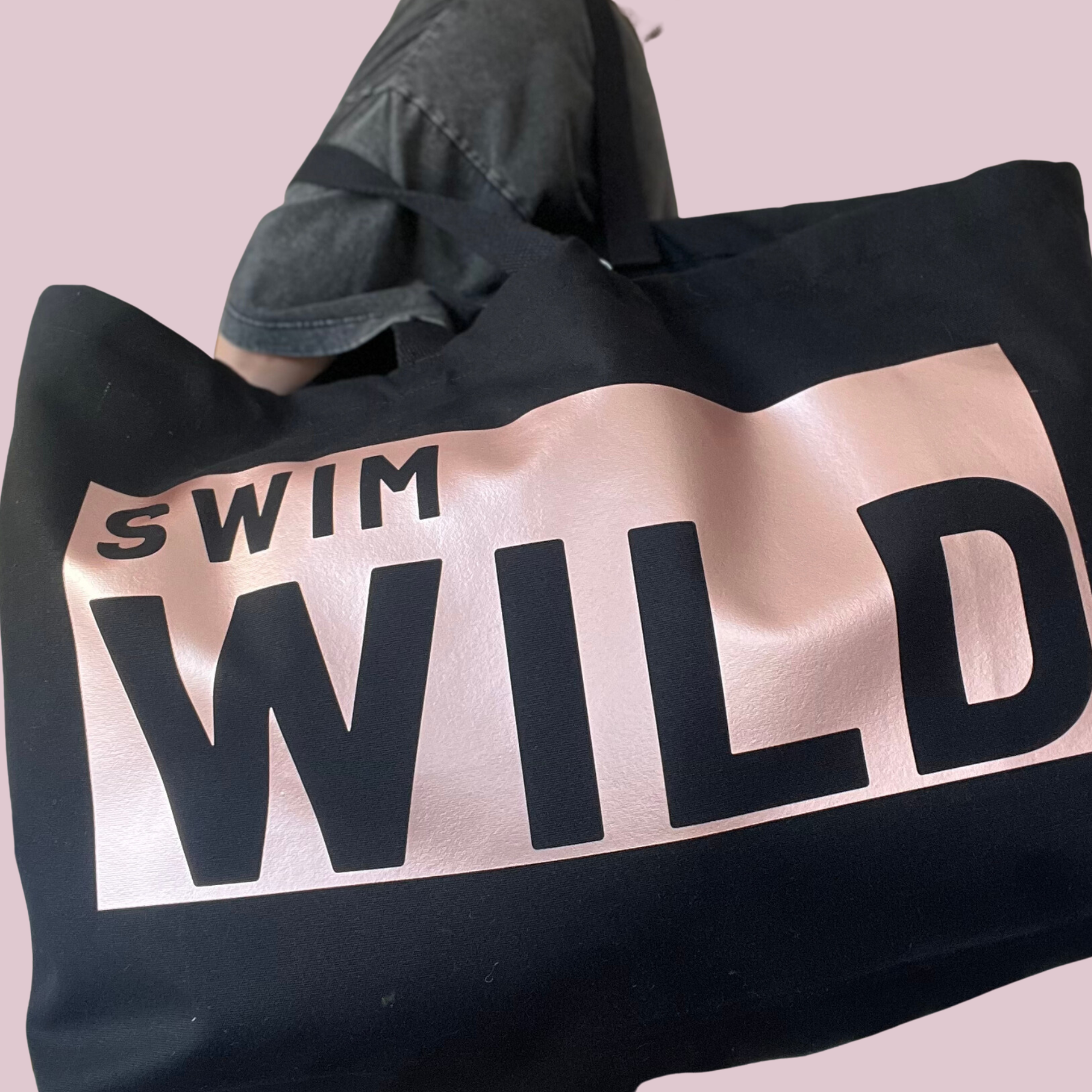 Jumbo Swim Wild Bag | Rose Gold