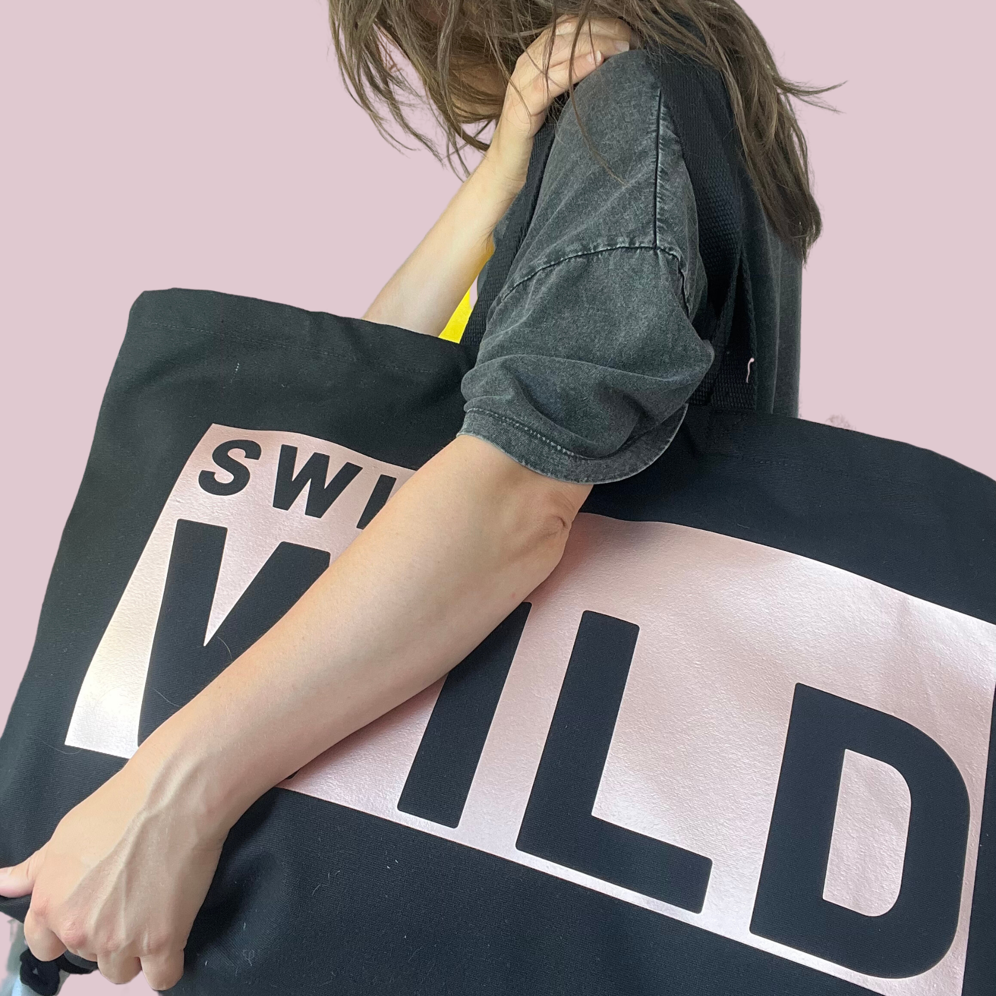 Jumbo Swim Wild Bag | Rose Gold