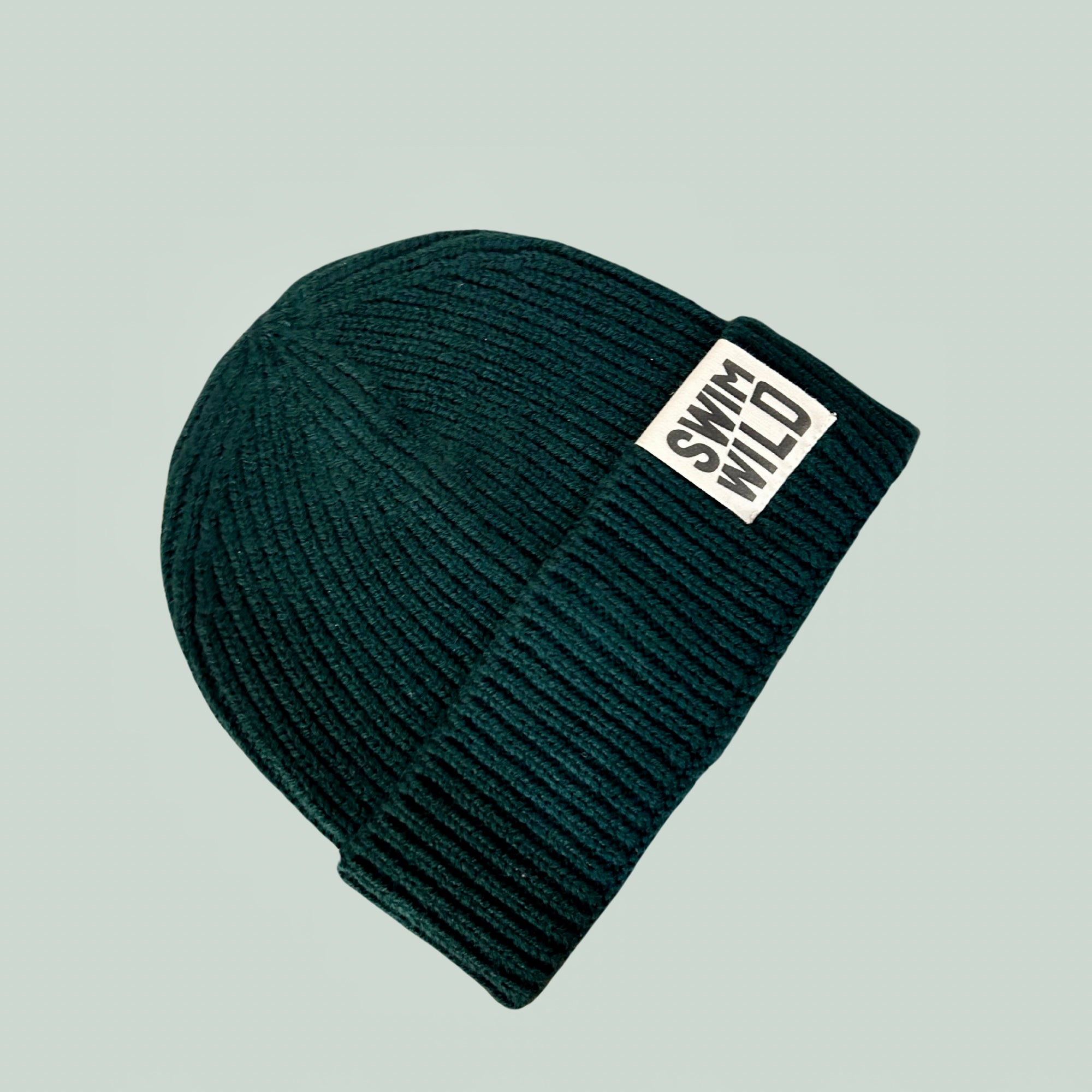 Chunky Knitted hat - Seaweed