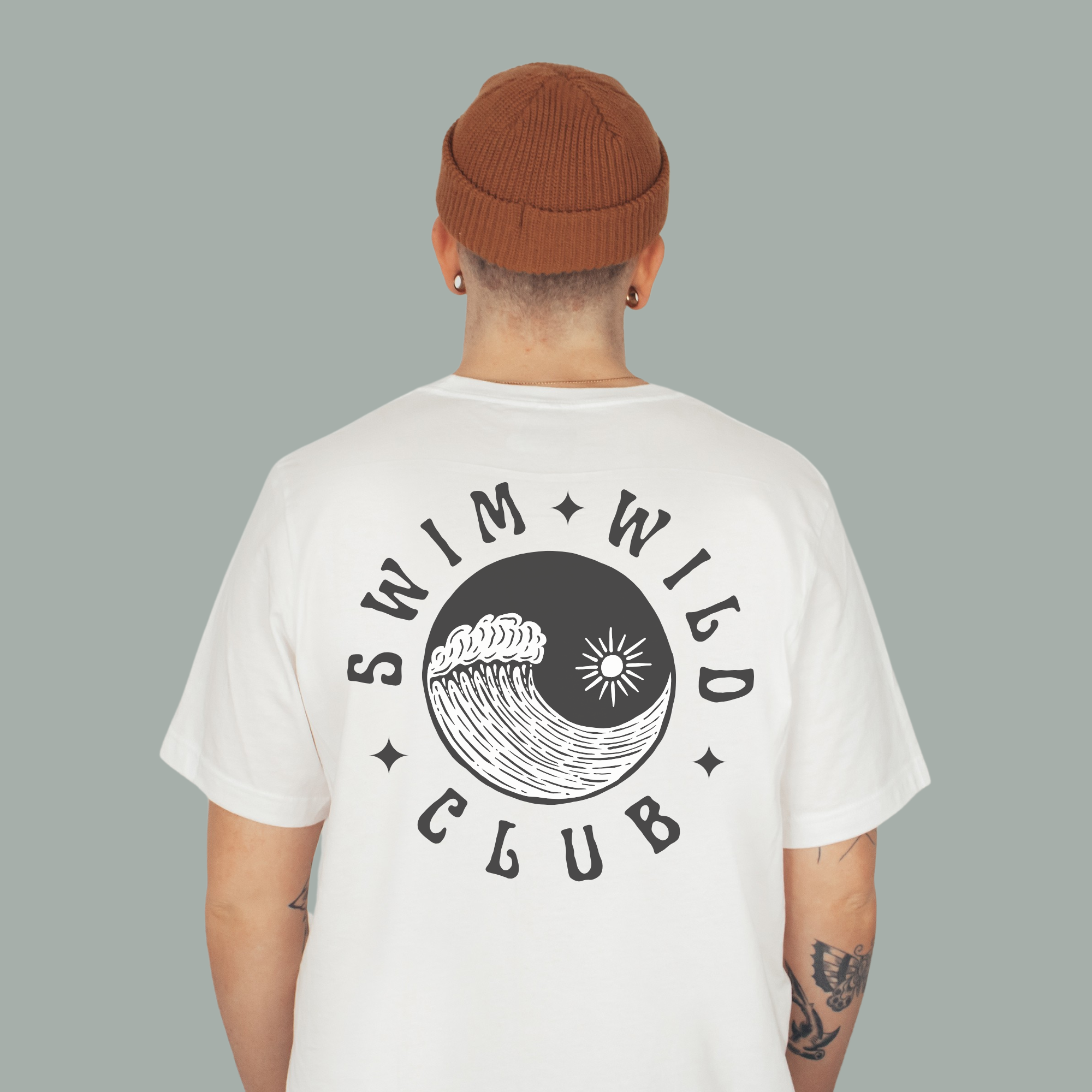 White Swim Wild Club T-Shirt