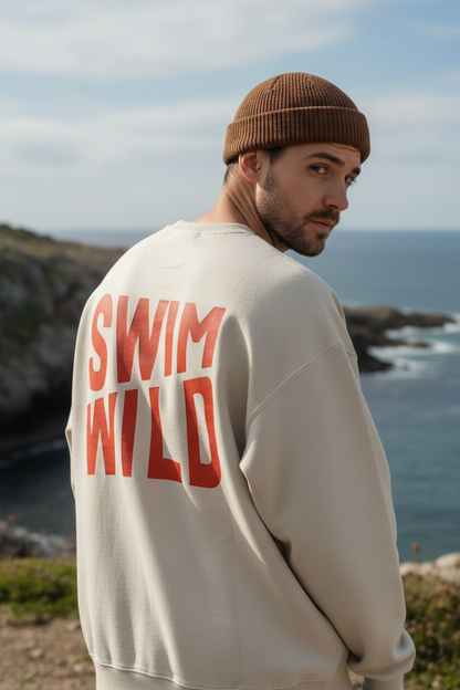 Swim Wild Crew Natural / Flame