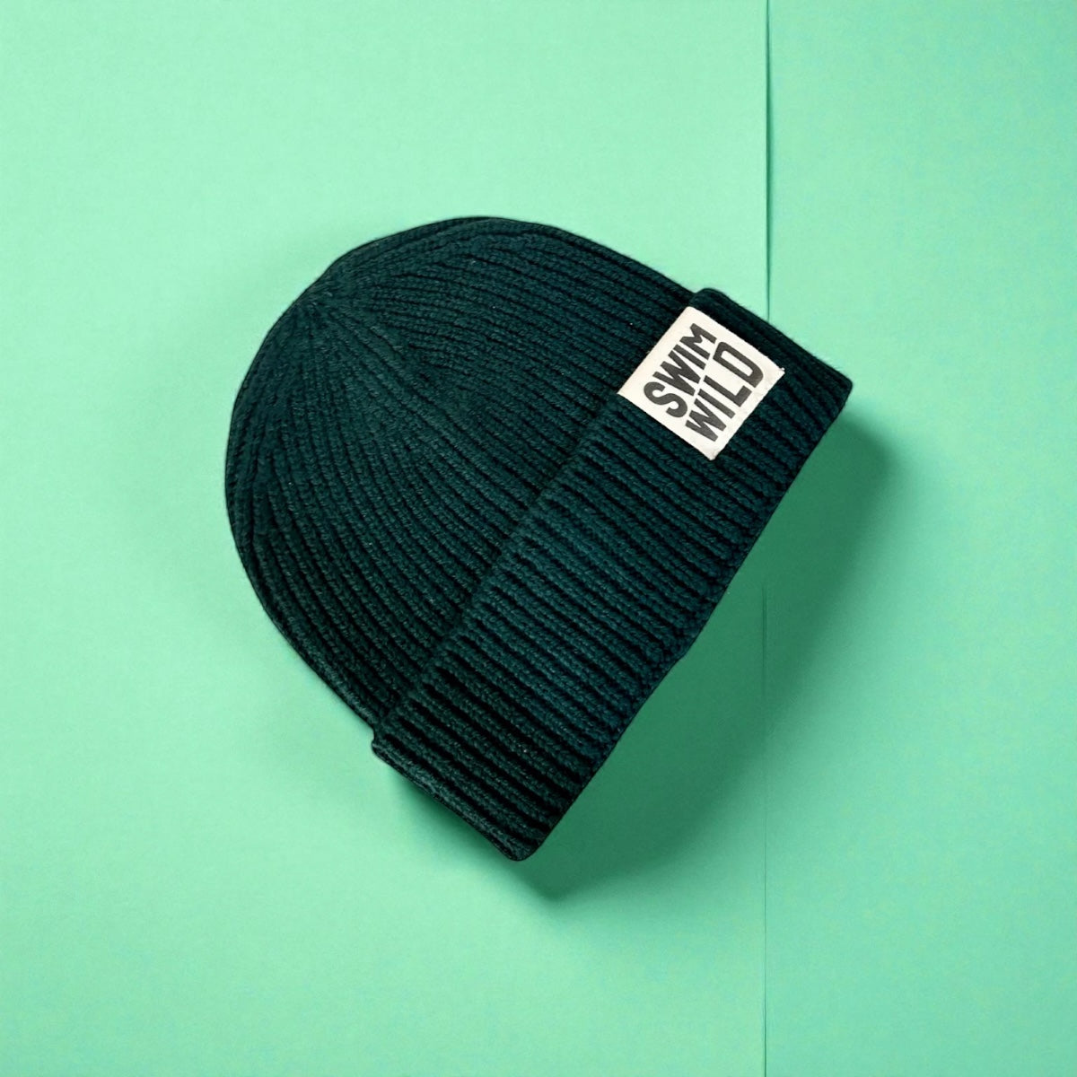 Chunky Knitted hat - Seaweed