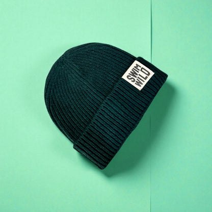 Chunky Knitted hat - Seaweed