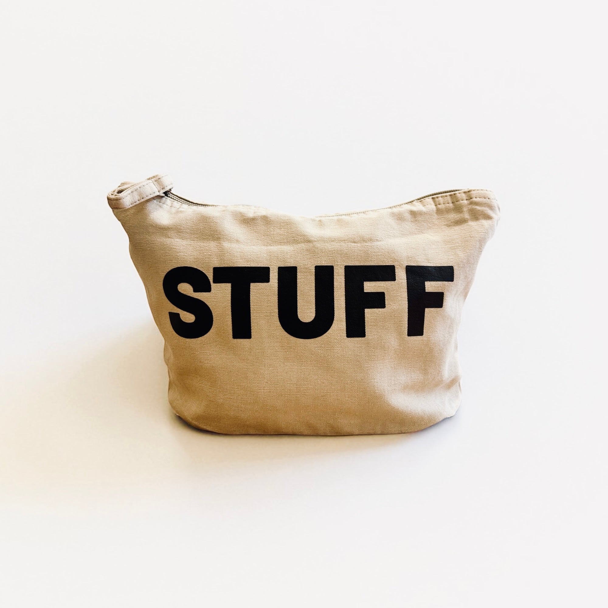 Stuff zip bag / Beige