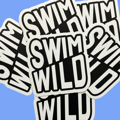 Swim wild Sticker