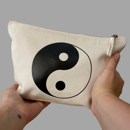 Ying Yang zip bag