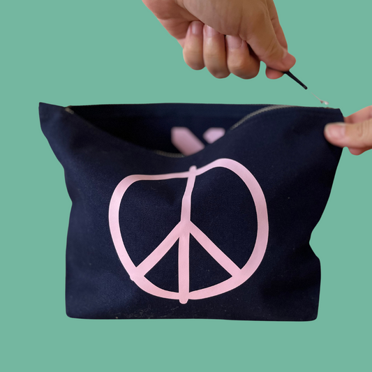 Peace zip bag