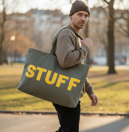 Jumbo Olive STUFF Bag
