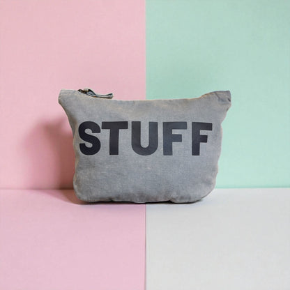 Stuff zip bag / Stonewash Blue