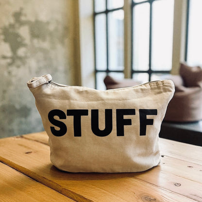 Stuff zip bag / Beige