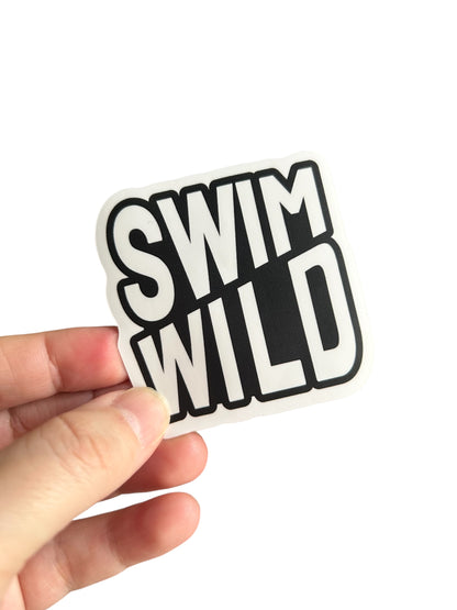 Swim wild Sticker