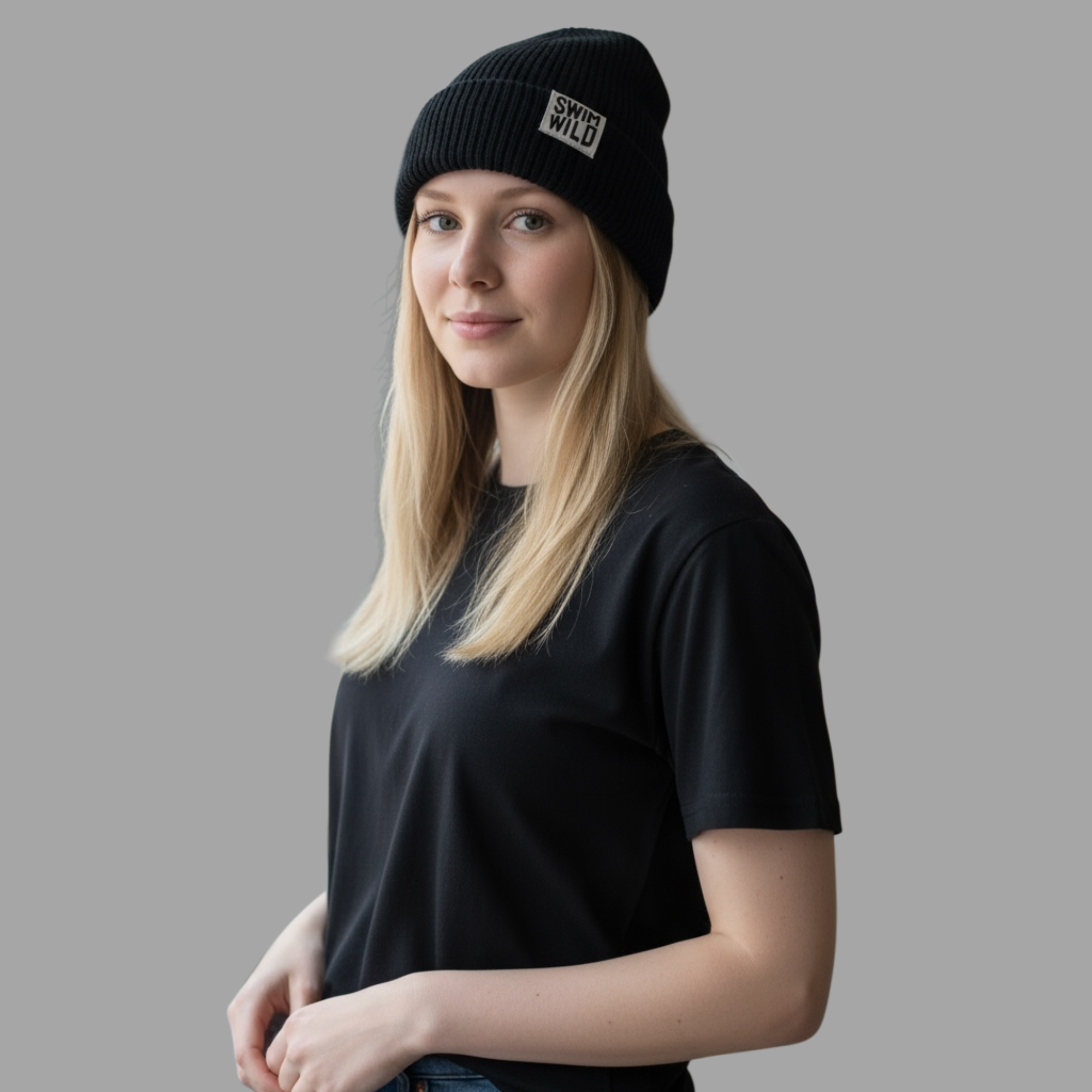 Chunky Wool hat / Black