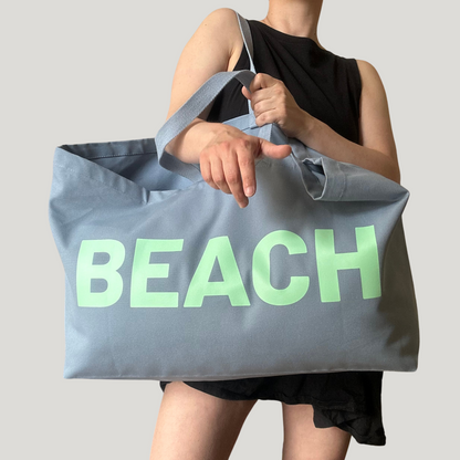 Jumbo BEACH  Bag Sky/Mint