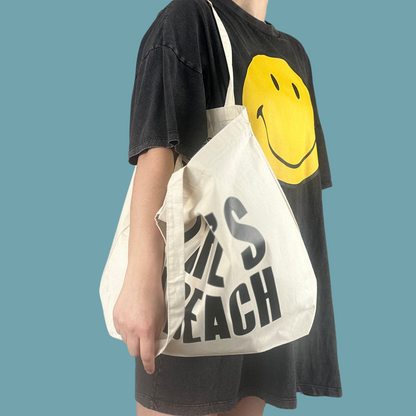 Life’s a beach tote - Natural / Black