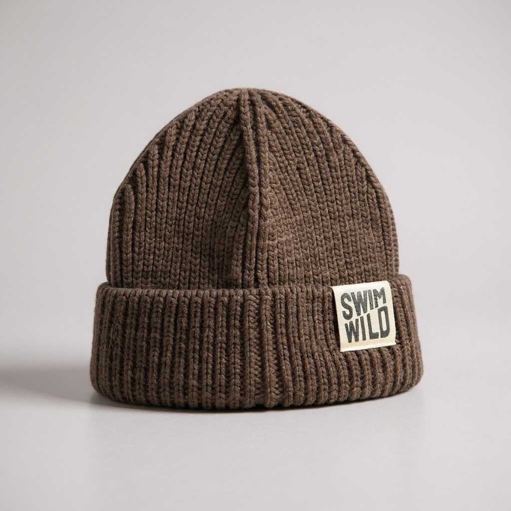 Chunky Wool hat / Earth