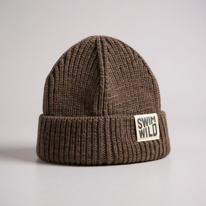 Chunky Wool hat / Earth