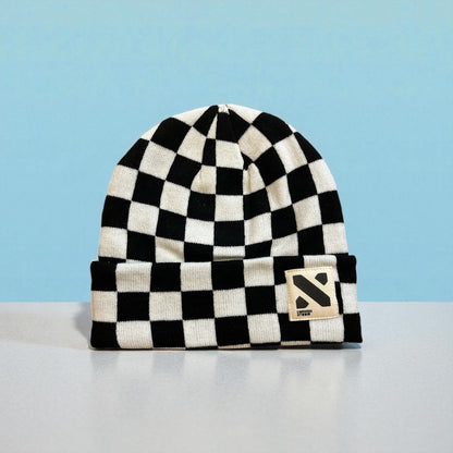 Checkered Hat / Monochrome