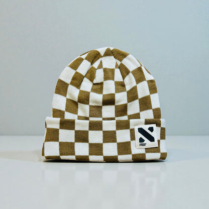 Checkered Hat / Natural
