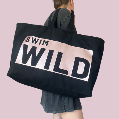 Jumbo Swim Wild Bag | Rose Gold