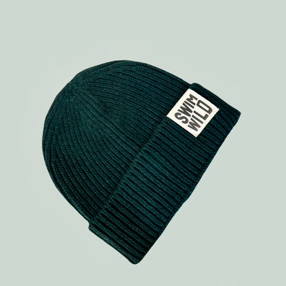 Chunky Knitted hat - Seaweed